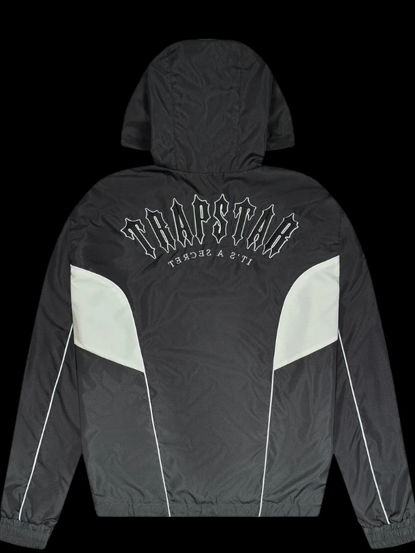 Trapstar Silicone Badge Windbreaker - Black | Apex Nocturne