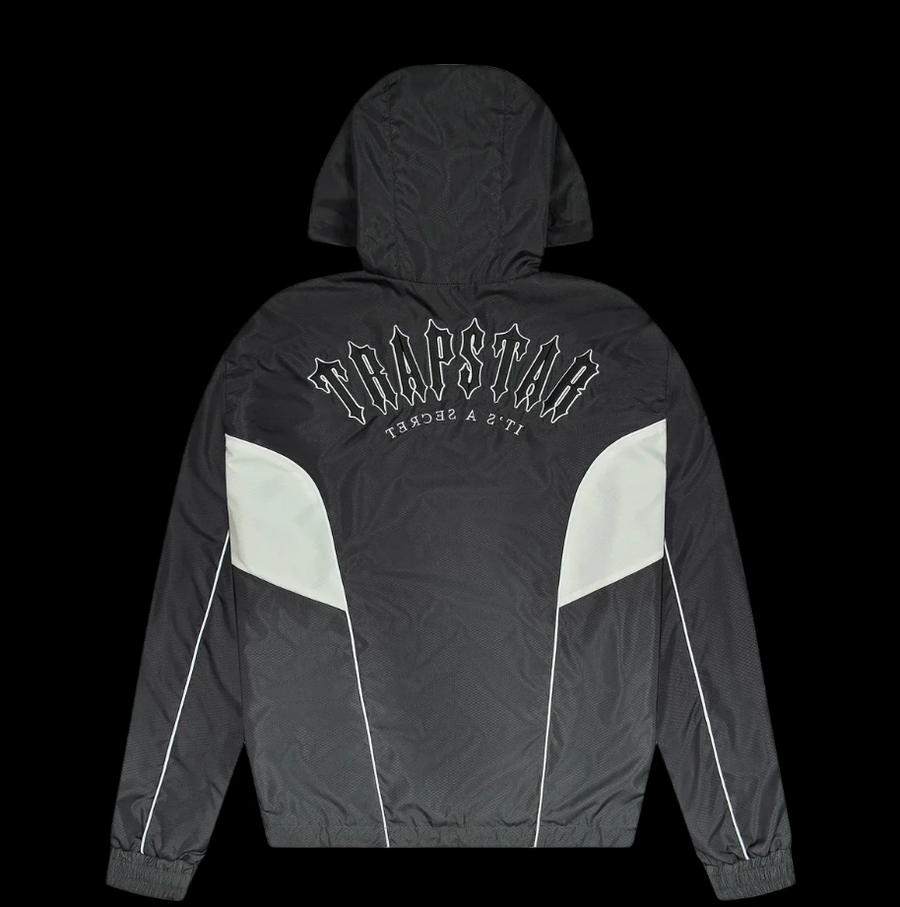 Silicone Badge Windbreaker - Black