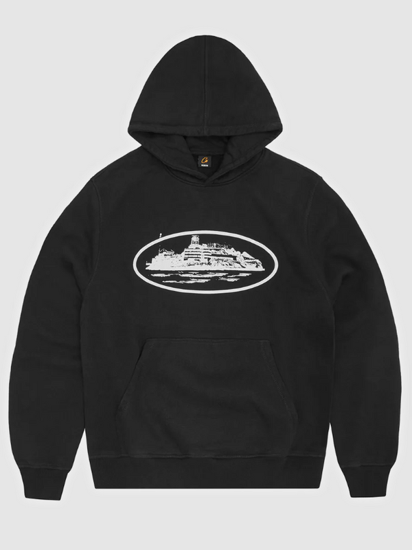 ALCATRAZ HOODIE [TRIPLE BLACK] alt view