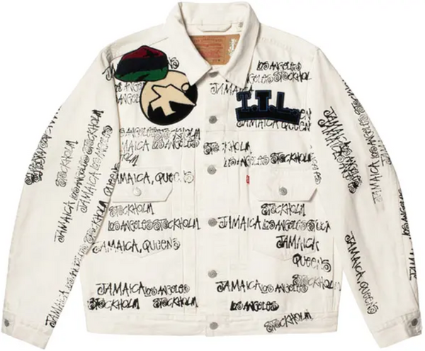 Stussy Stussy x Denim Tears x Our Legacy TTL Denim Jacket 'White' | Apex Nocturne